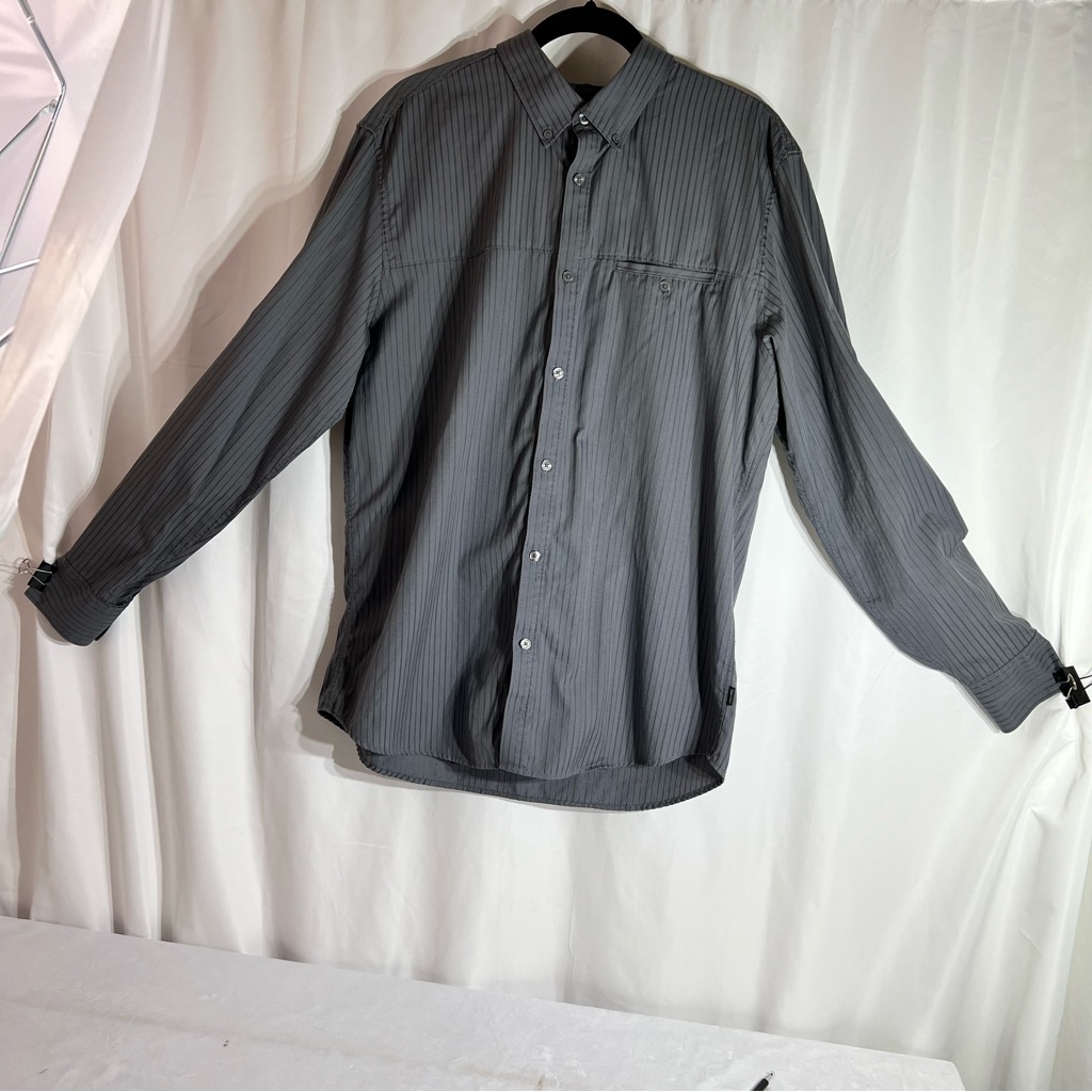Calvin Klein Long Sleeve Dress Shirt Long Dress Size L